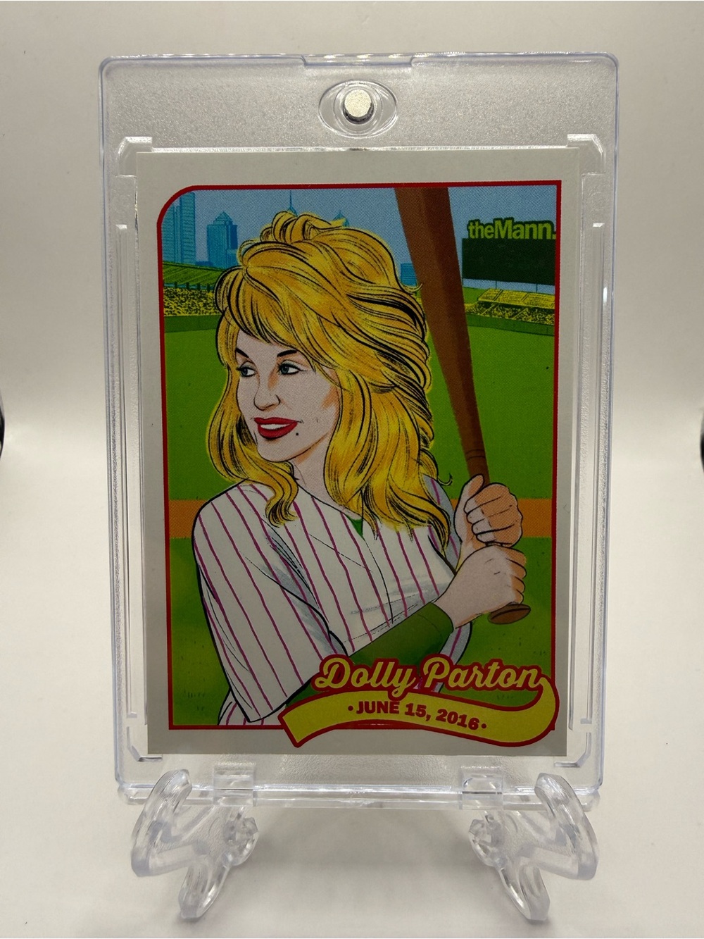 Dolly Parton 2016 Tour Mann Music Center Philadelphia Trading Card w/Hard Case